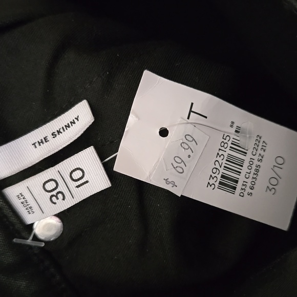 NEW Ann Taylor Loft Black Coated Faux Leather Skinny Pants 30 10 - Picture 4 of 8